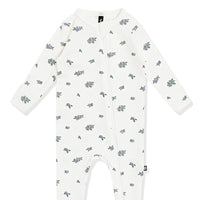 Kyte Baby - Pointelle Zippered Footie in Spray Rose