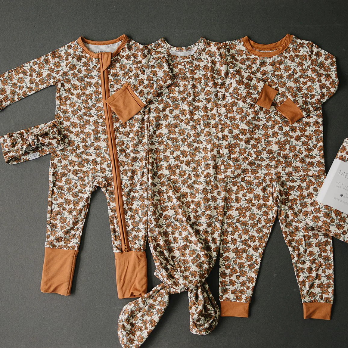 Mebie Baby - Bamboo Zipper pajamas