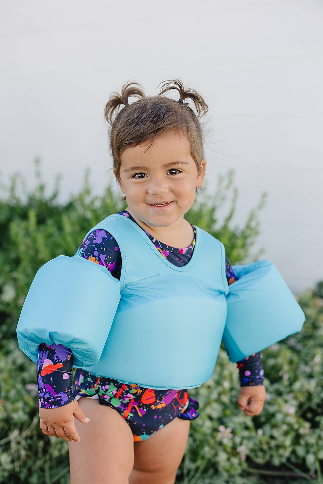 Floaties : Blue Checkers - Current Tyed