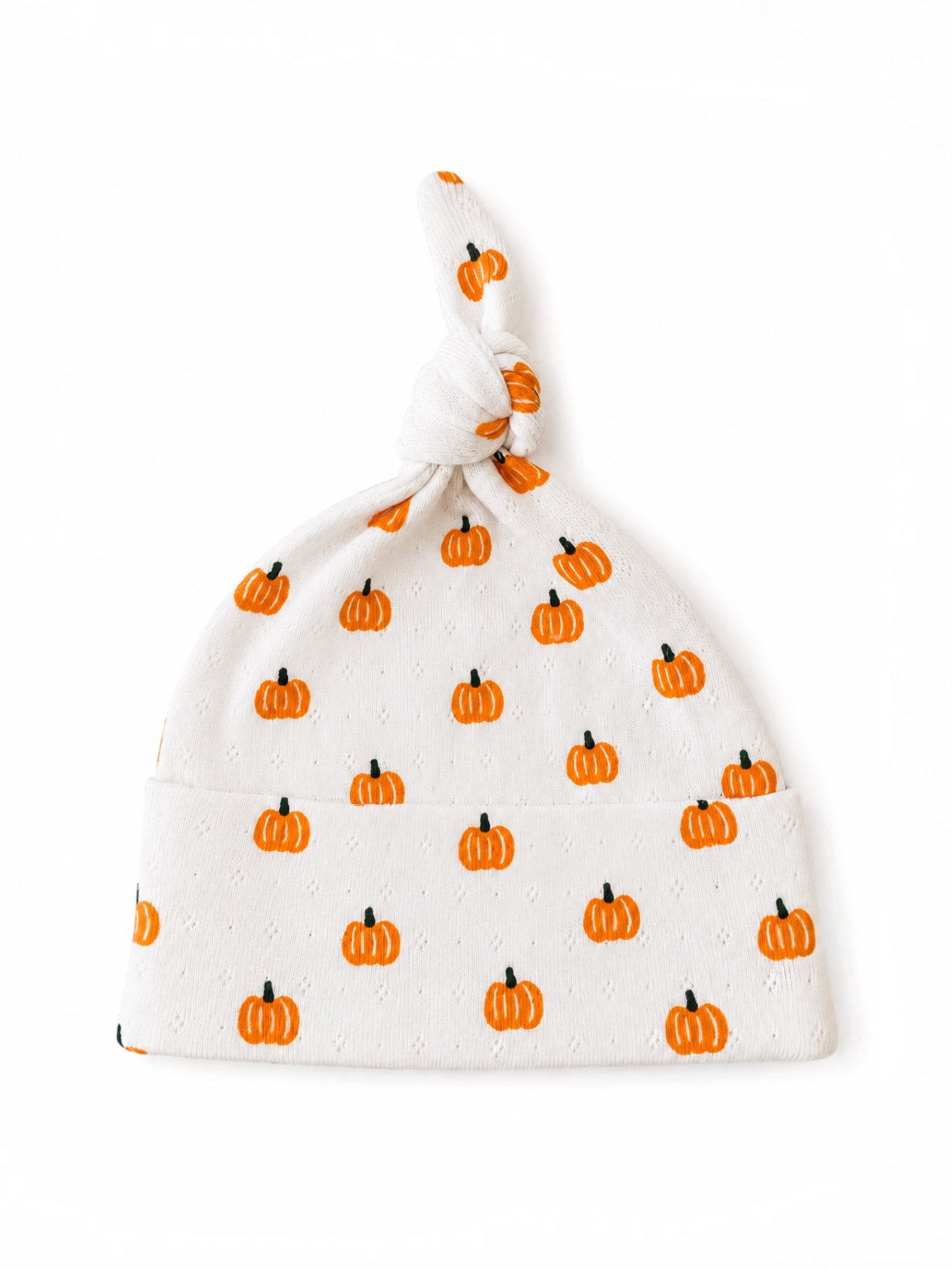 SIIX Collection - Pumpkin / Organic Pointelle Beanie