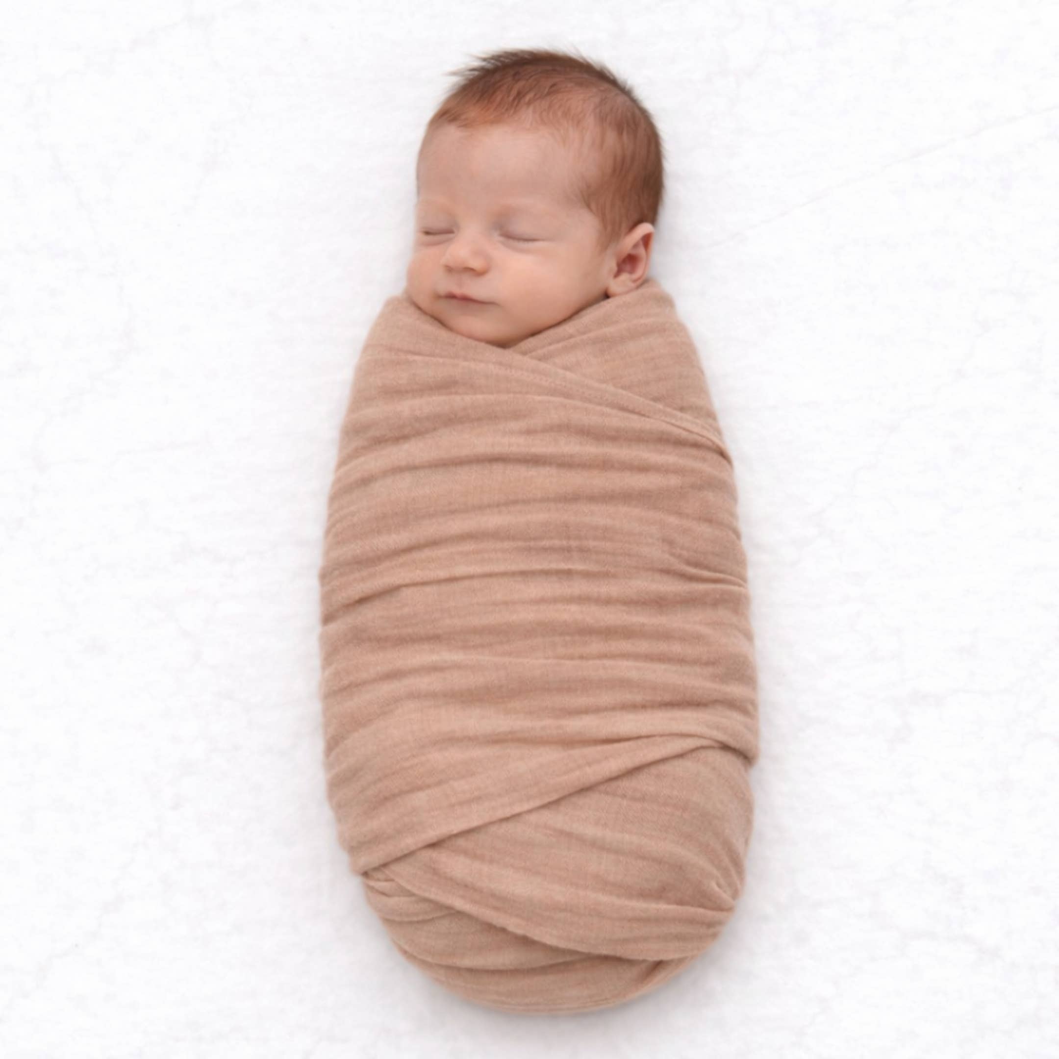 Muslin Swaddle Blanket - Caramel