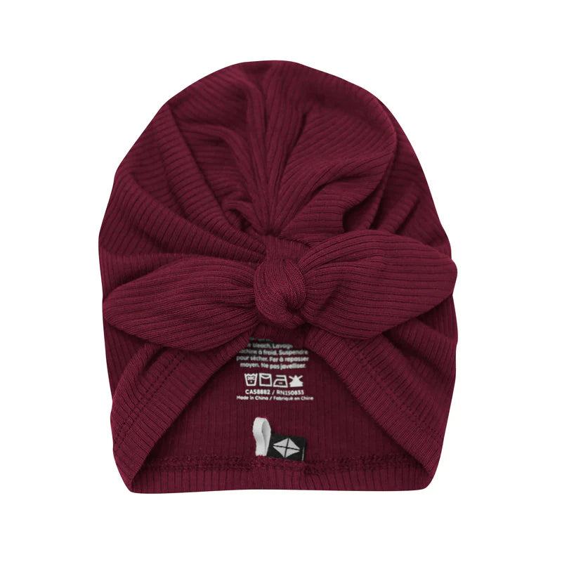 Kyte Baby - Ribbed Headwrap in Burgundy