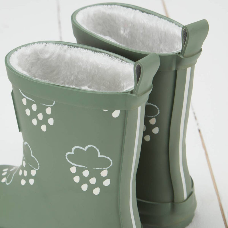 Rubber Boots Green Colour-Changing Kids