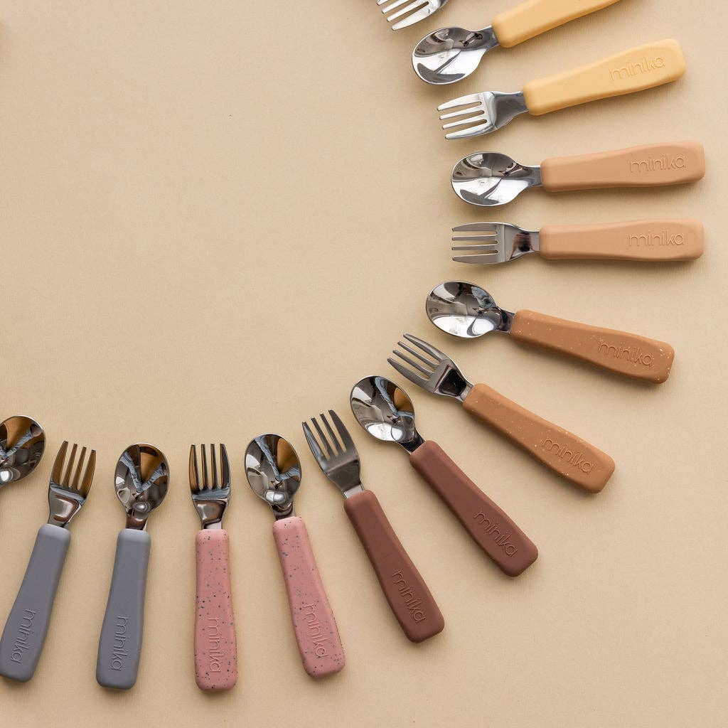 Fork and spoon set - Shell