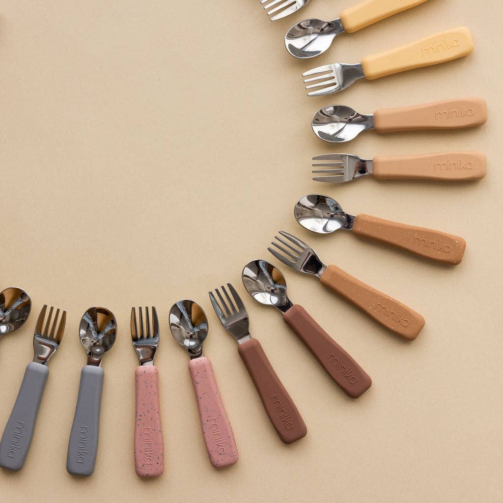 Fork and spoon set - Blush