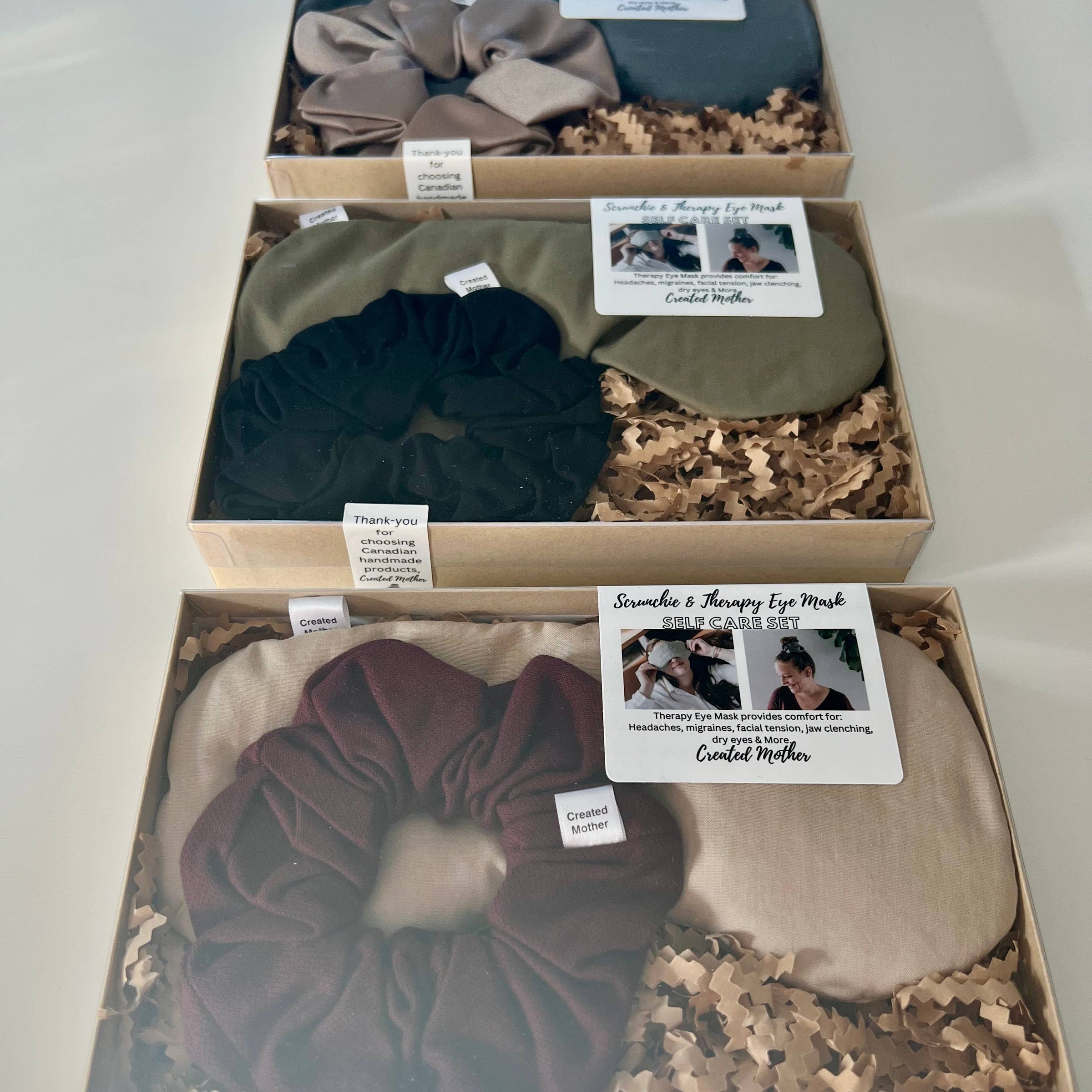 Self Care Set: Therapy Eye Mask & Scrunchie Set