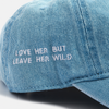 Denim Heart Dad Hat