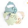 Sensory Popper Teether Star - Dusty Teal