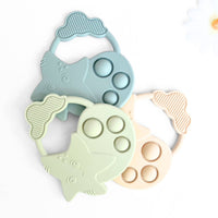 Sensory Popper Teether Star - Dusty Teal