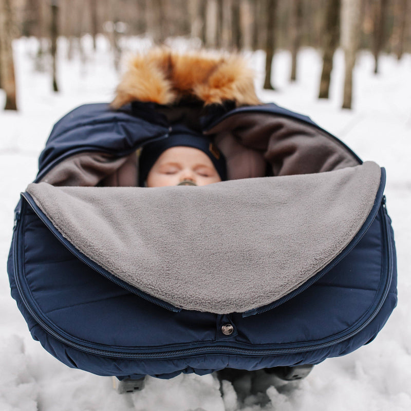 Winter car seat cover - Kaki