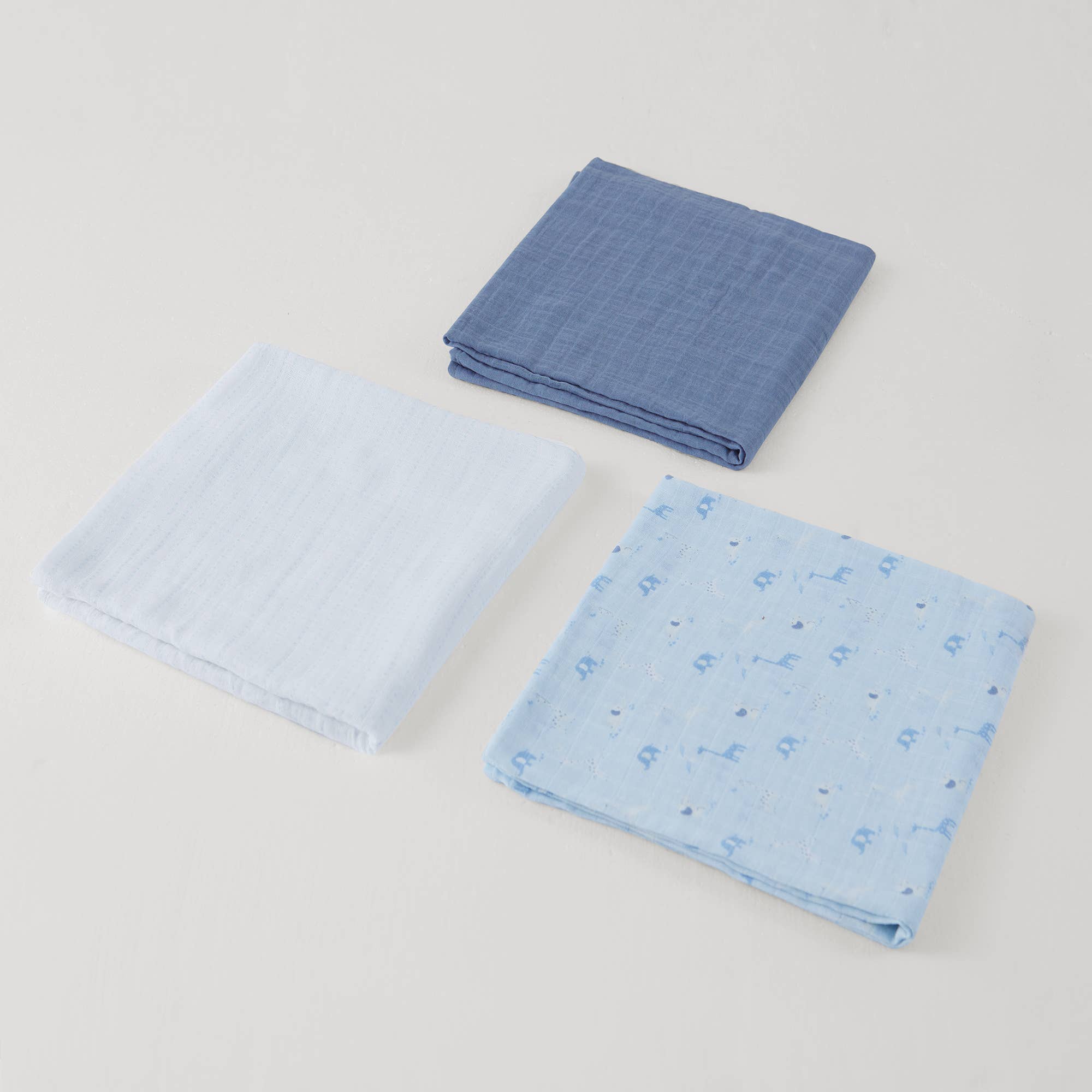 Piccolo Bambino- Muslin Swaddles 36" X 40"