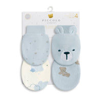 4PK Anti-Scratch Mittens - Piccolo Bambino