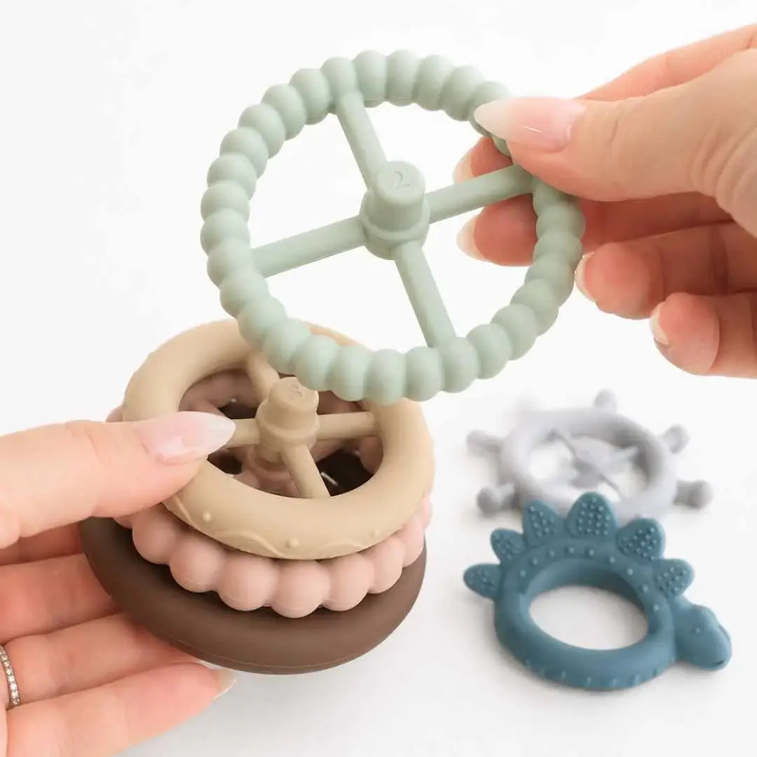 Stacking Dinosaur Teether Toy