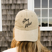 Khaki Stay Wild Hat by Atticus Poetry