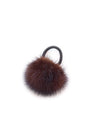 Brown mink elastic.