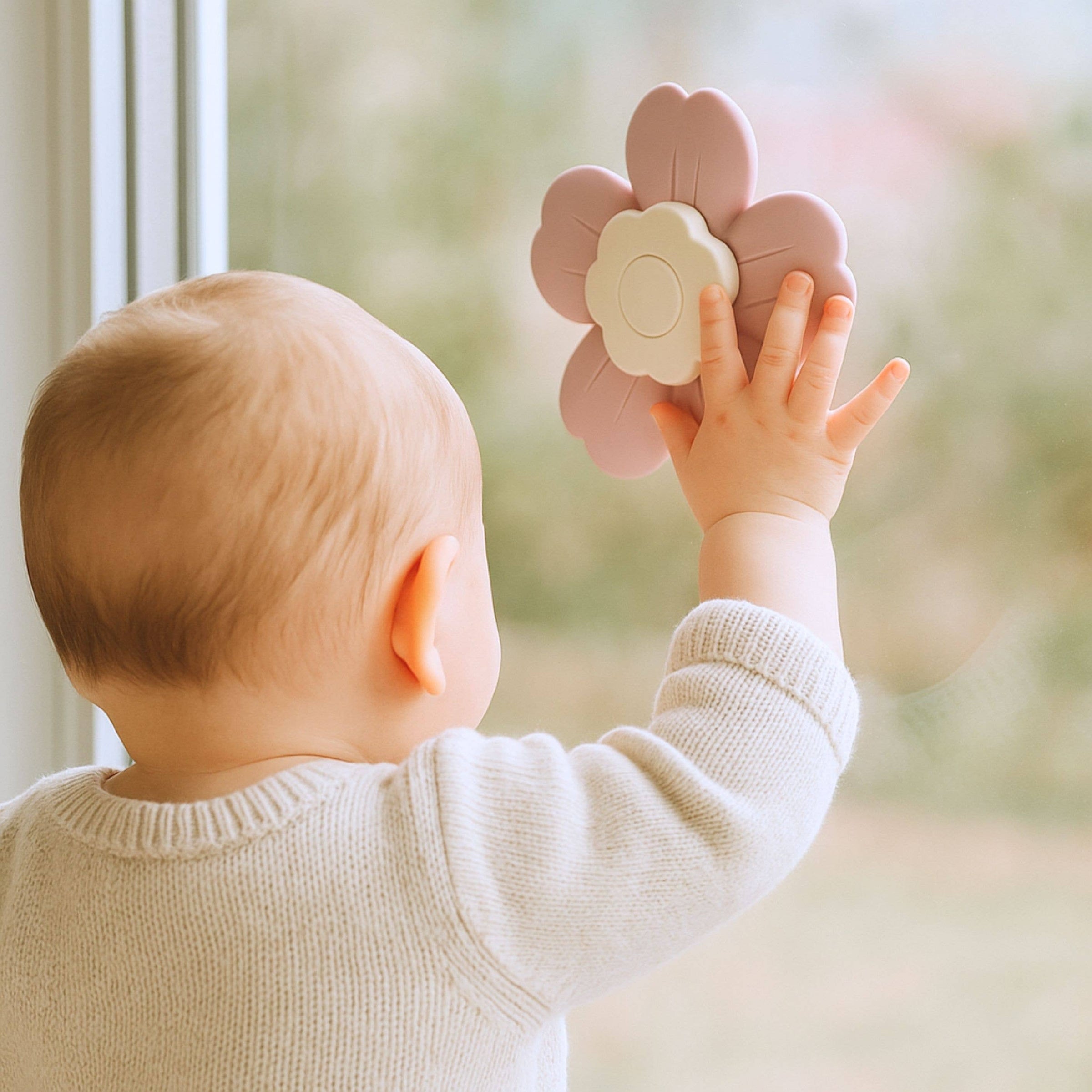 Flower Suction Spinner Toy