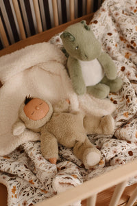 Minika Muslin & Sherpa Blanket - Wildflowers