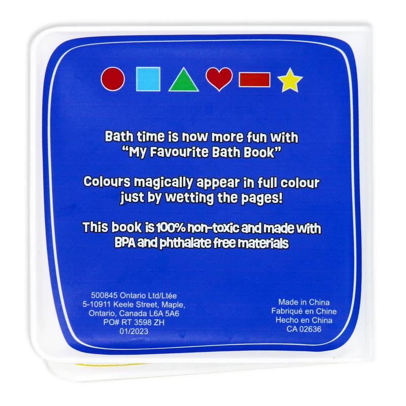 Colour Changing Bath Book