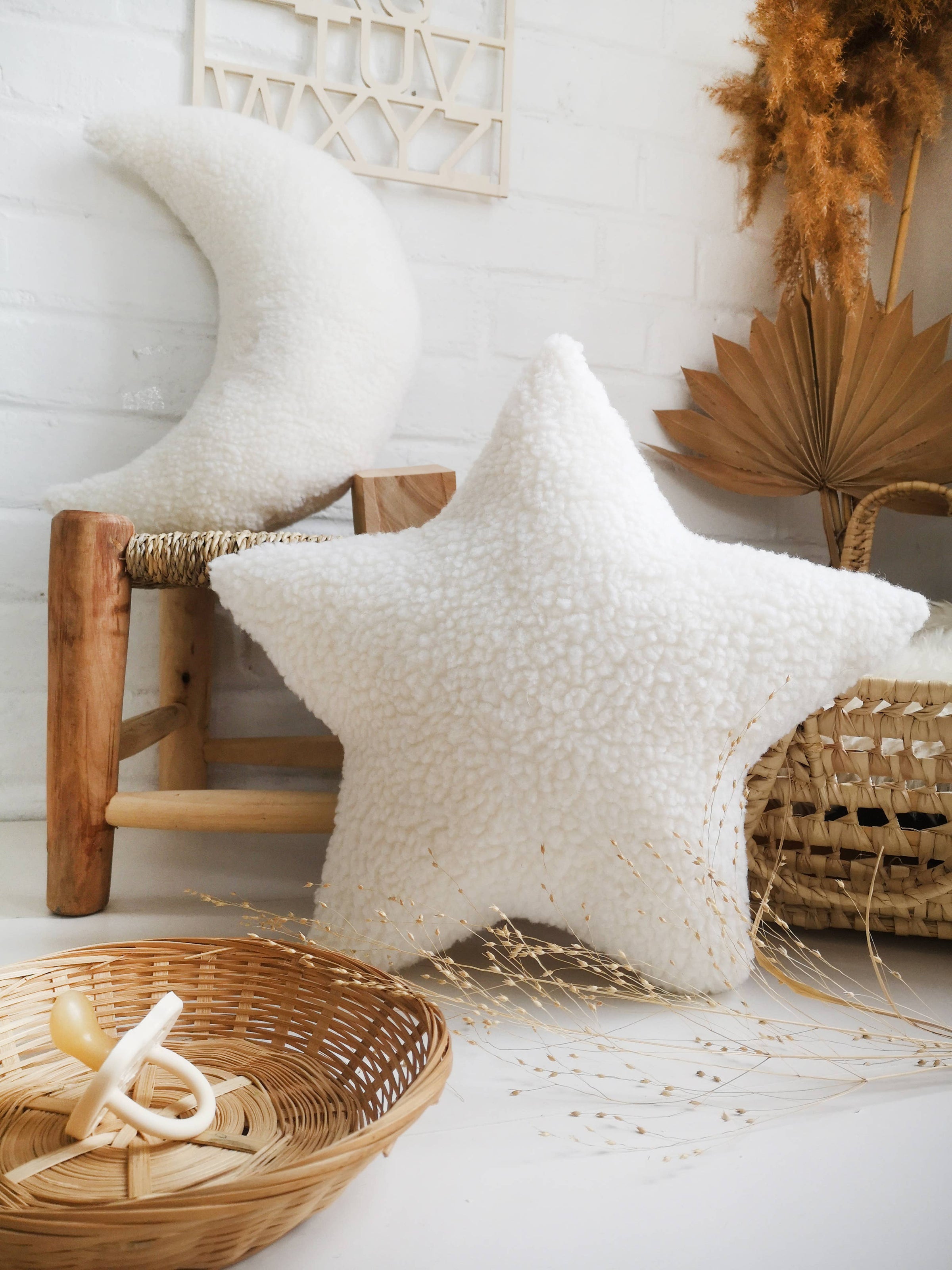Star Pillow - 5 Sherpa Color Choices