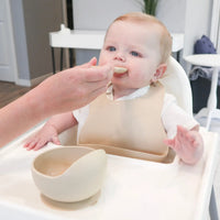 Silicone Bib - Caramel