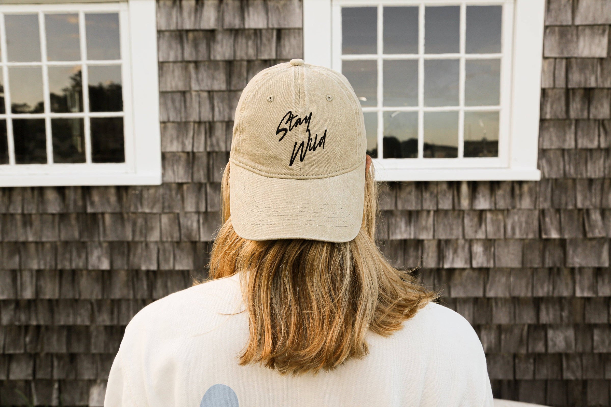 Khaki Stay Wild Hat by Atticus Poetry