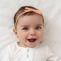 Snuggle Hunny - Coral - Velvet Bow