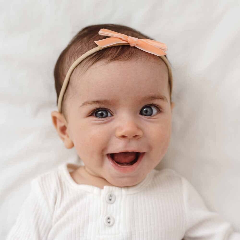Snuggle Hunny - Coral - Velvet Bow