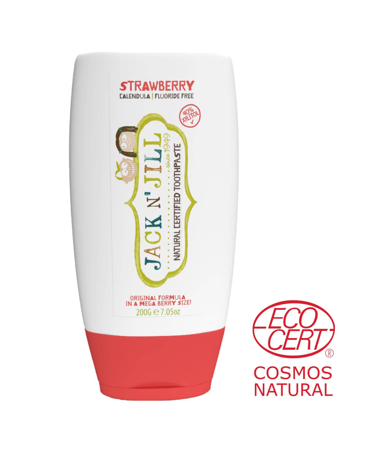 Jack N Jill Kids-Strawberry MEGA Size-200g-Toothpaste