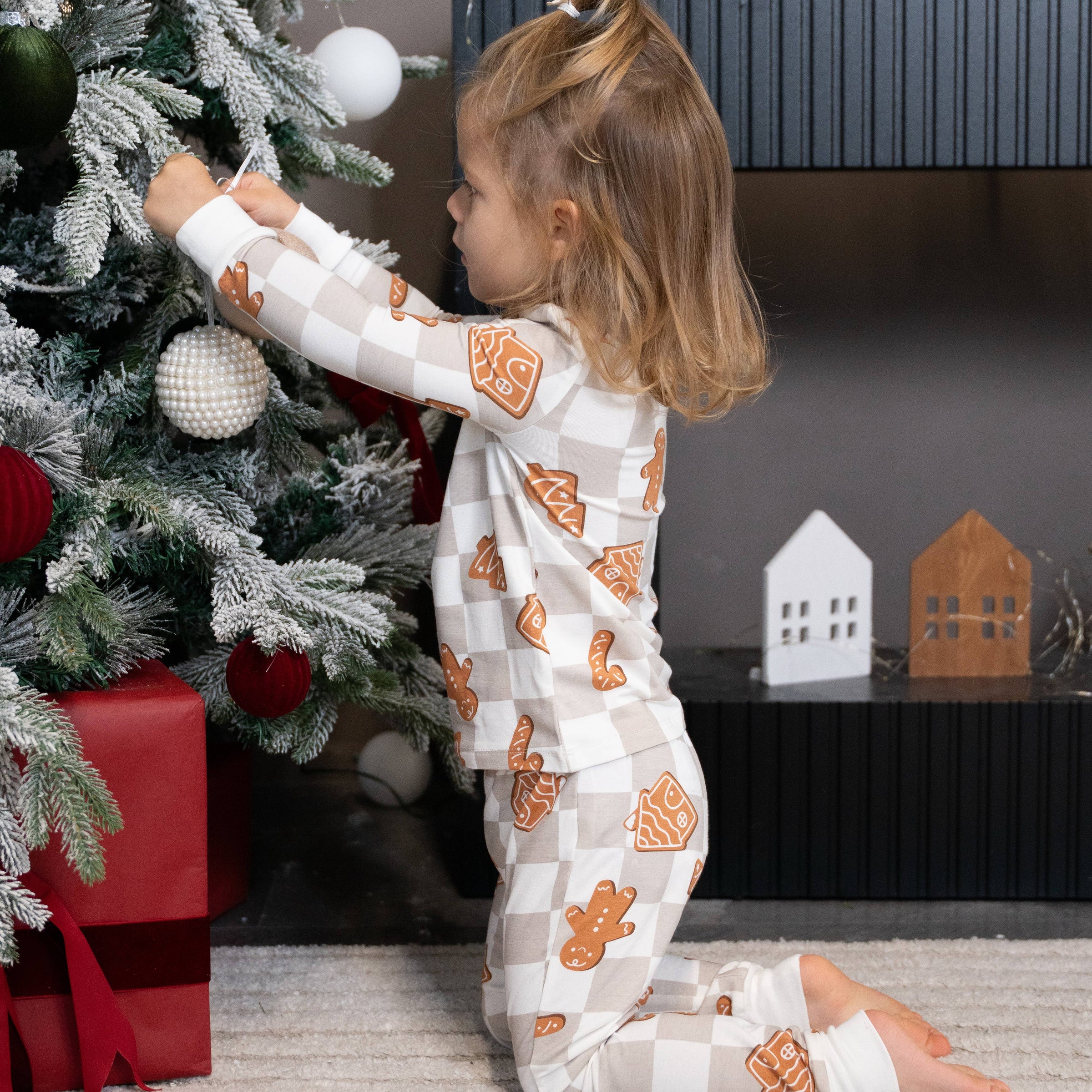 Silkberry - Gingerbread Party - 2 piece Pj Set