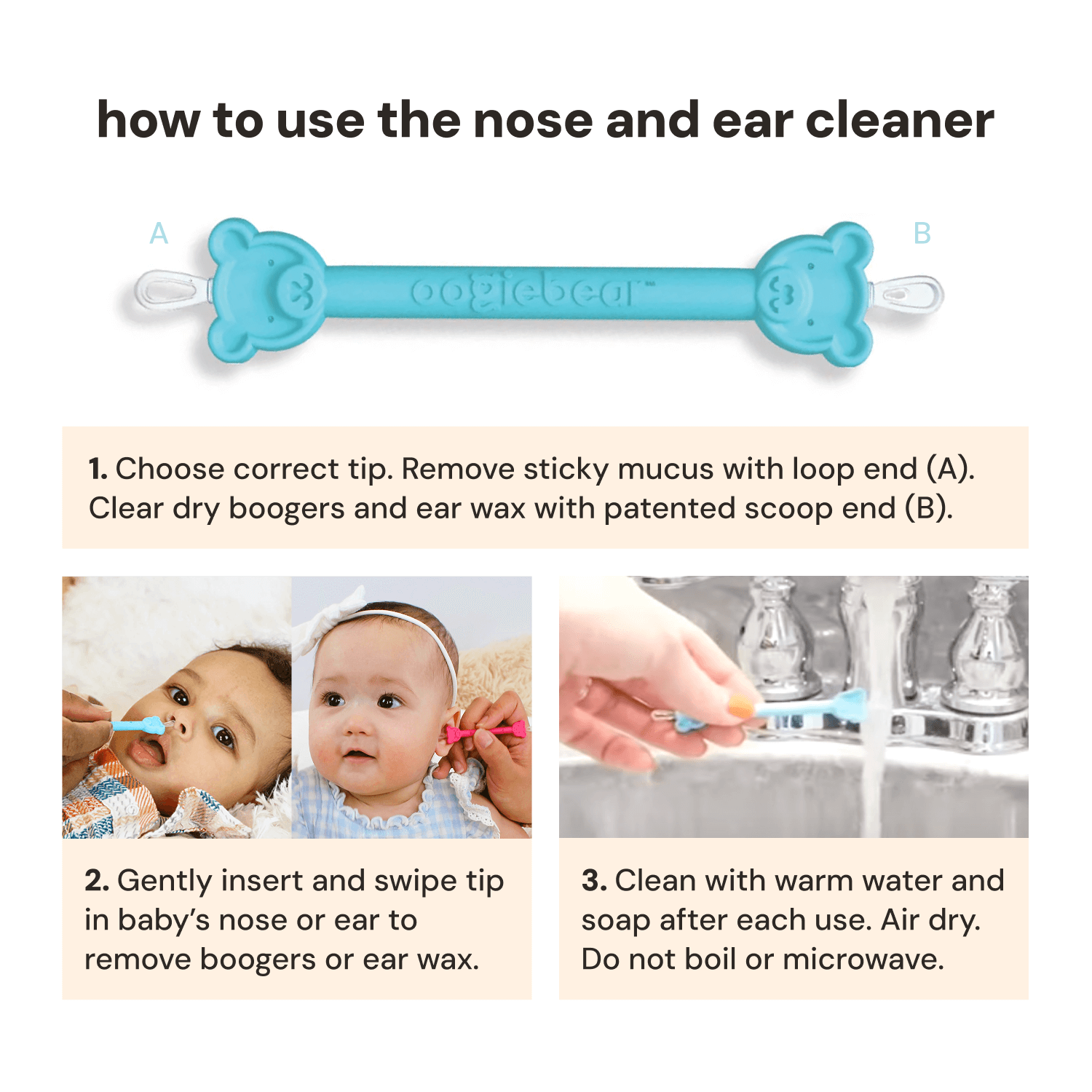Oogiebear- Booger and Ear wax picker