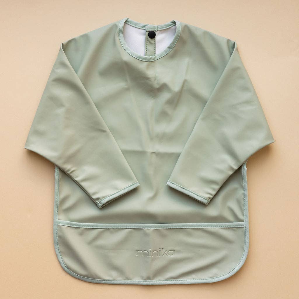 Long sleeve bib - Sage