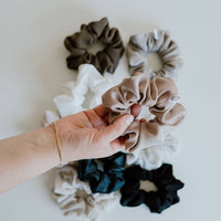 Assorted Earthy Neutral Scrunchies