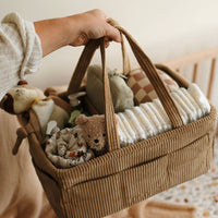 Diaper caddy - Almond