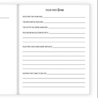 The Joyful Life Co - B&W Rainbow Mom + Mom Baby Book