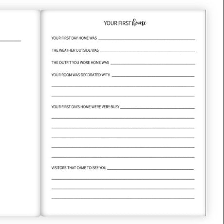 The Joyful Life Co - B&W Rainbow Mom + Mom Baby Book