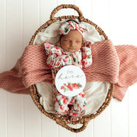 Snuggle Hunny - Strawberry & Moss Reversible Milestone Cards