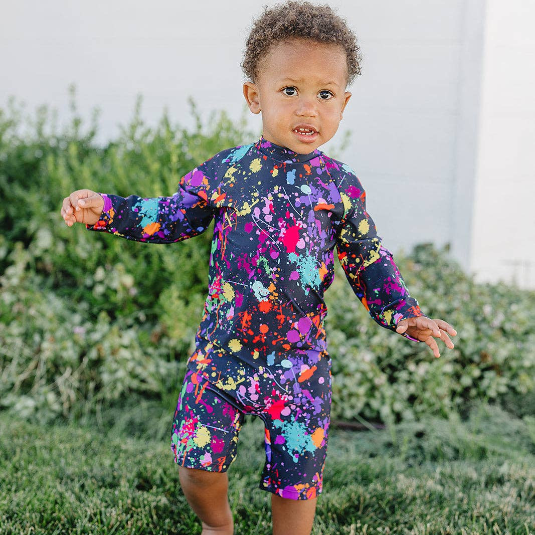 The "Reign" Sunsuit - Current Tyed