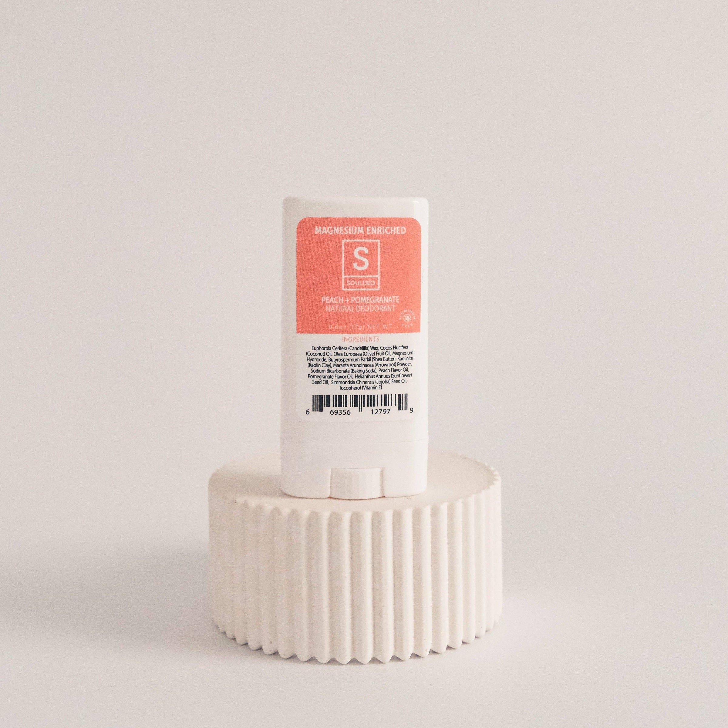 SOULDEO Peach + Pomegranate Deodorant