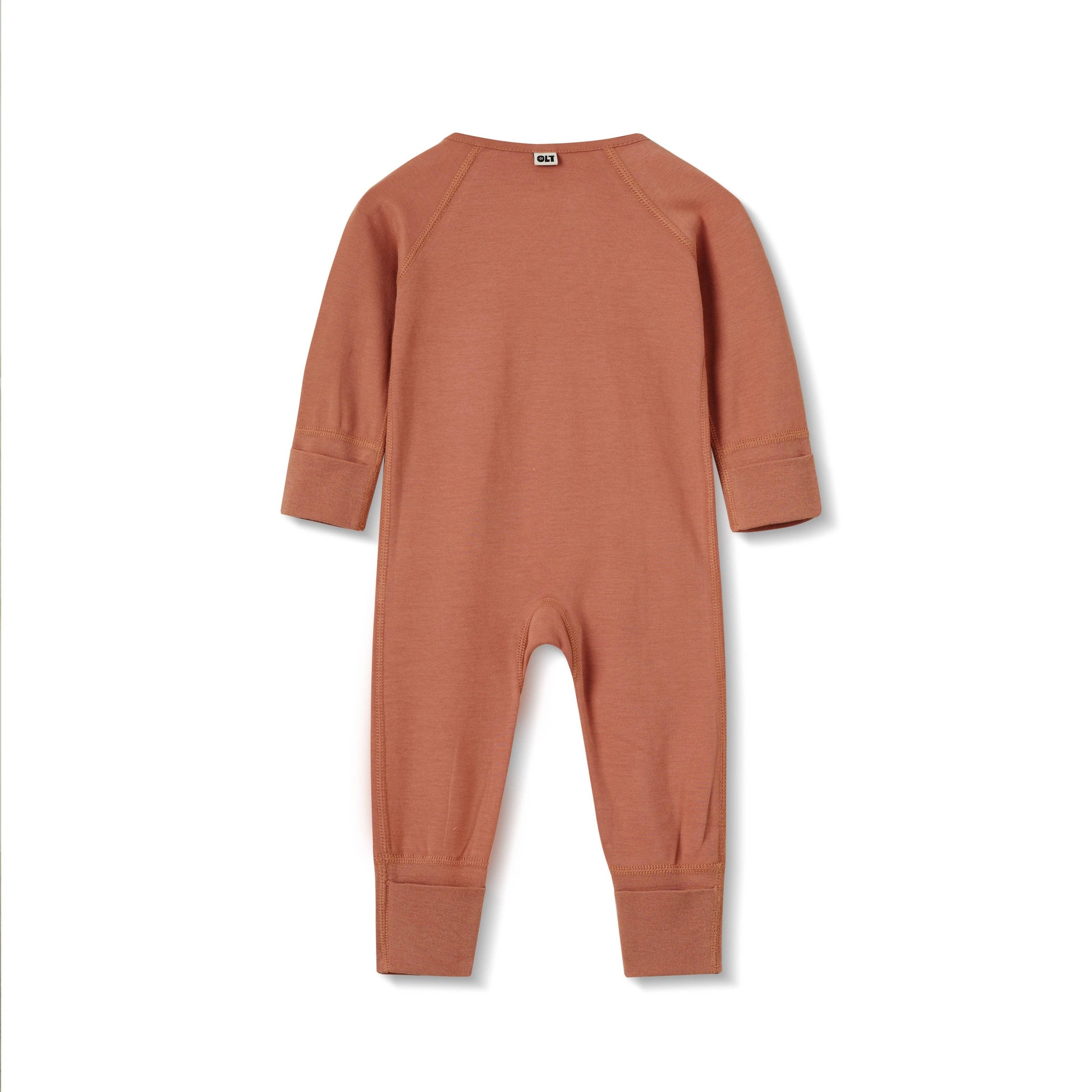 Our Little Treasures - Zip Romper in Chestnut