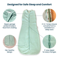 Tiny Twinkle 1.0 Tog Sleep Sac - Sage