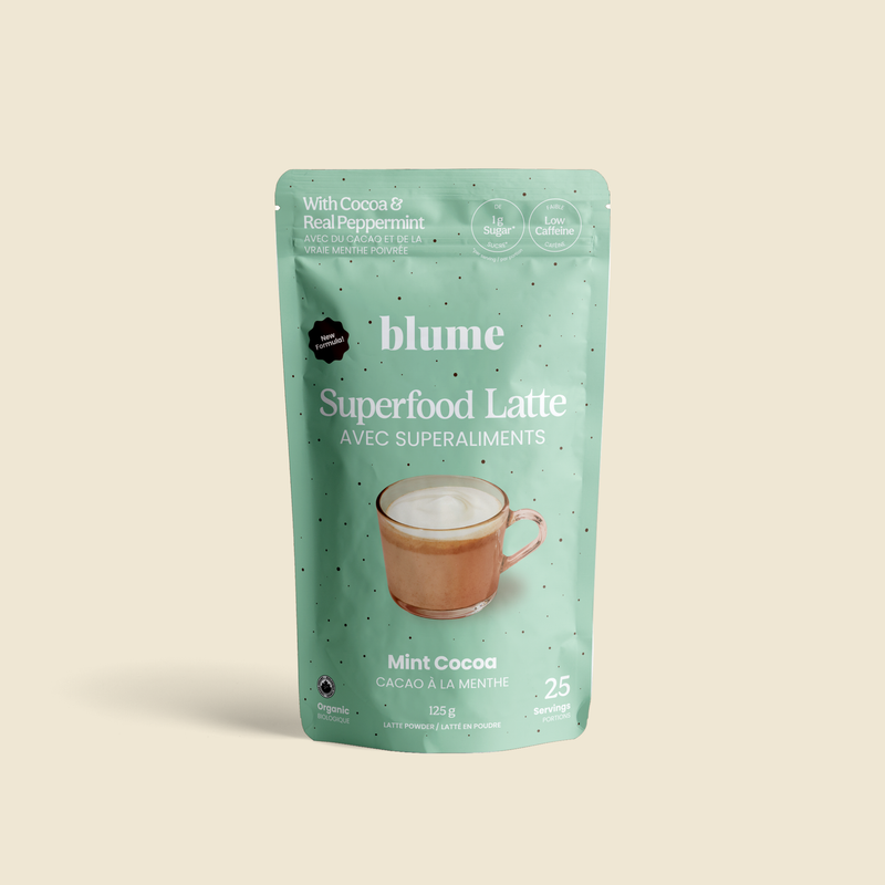 Superfood Latte Powder, Mint Cocoa Blend