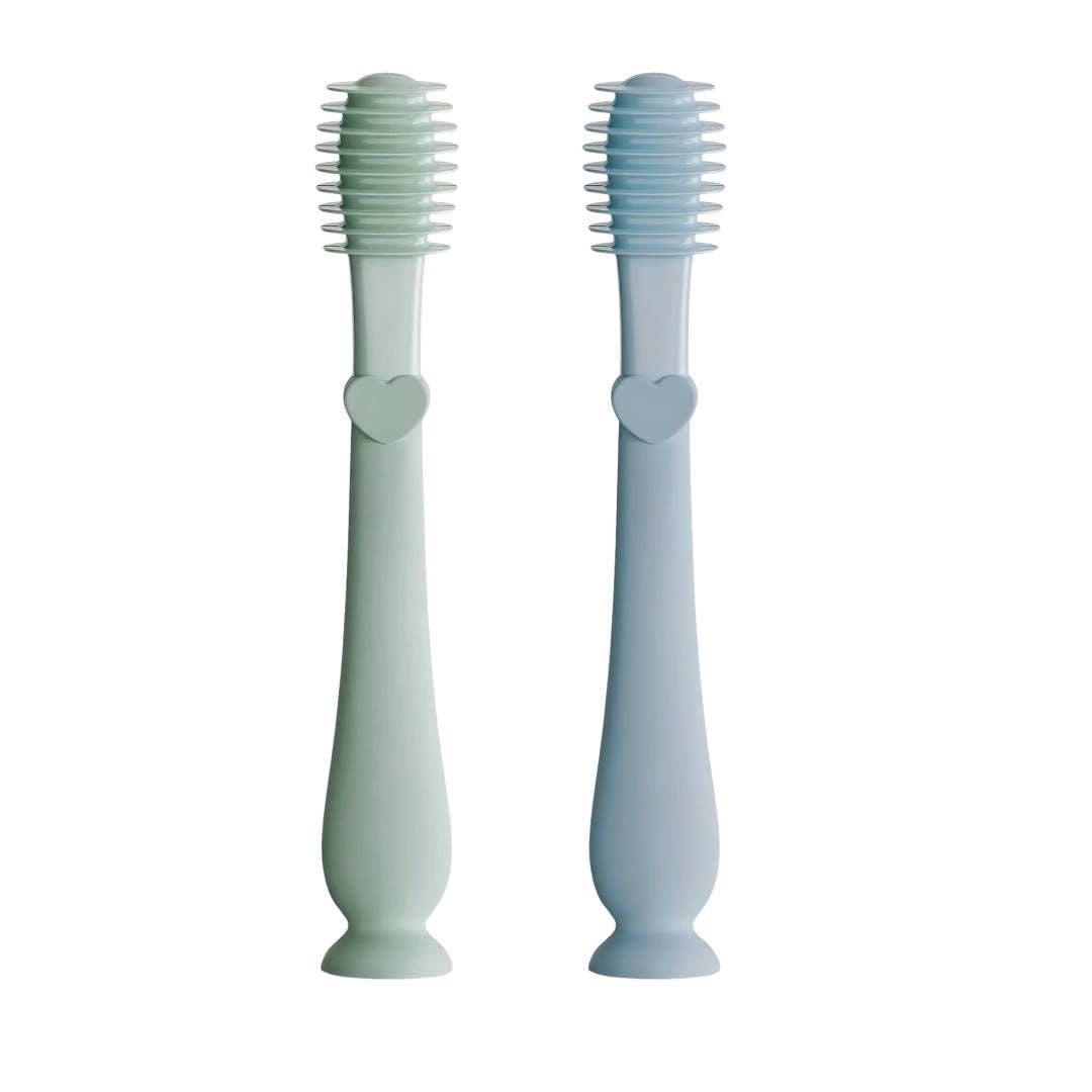 Baby Training Toothbrush 360° - Dusty Teal/Sage