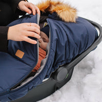 Winter car seat cover - Navy