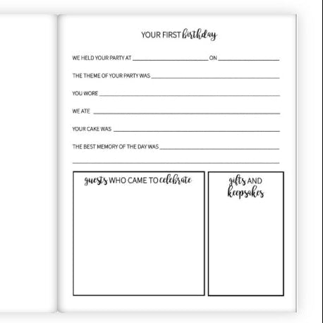 The Joyful Life Co - B&W Rainbow Mom + Mom Baby Book