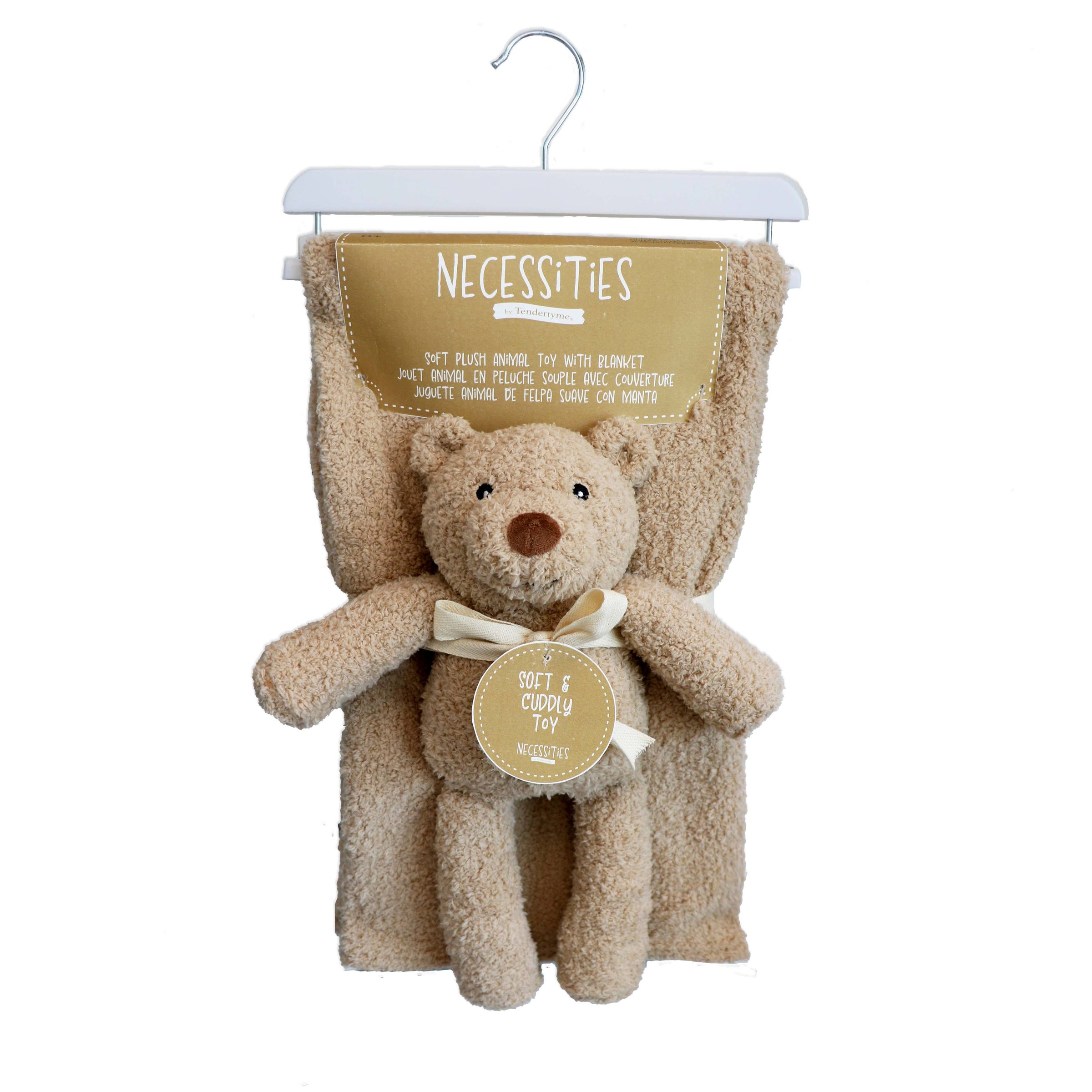 Chenille Stuffie With Blanket