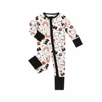 Fancy Prince- Halloween Rainbow Ghost Bamboo Zip Sleeper