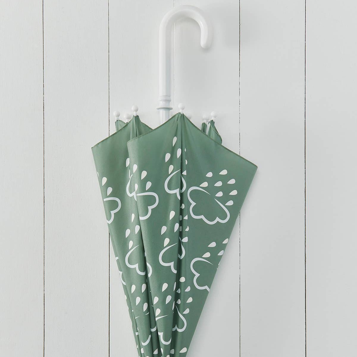 Little Kids Colour-Revealing Umbrella in Khaki Green