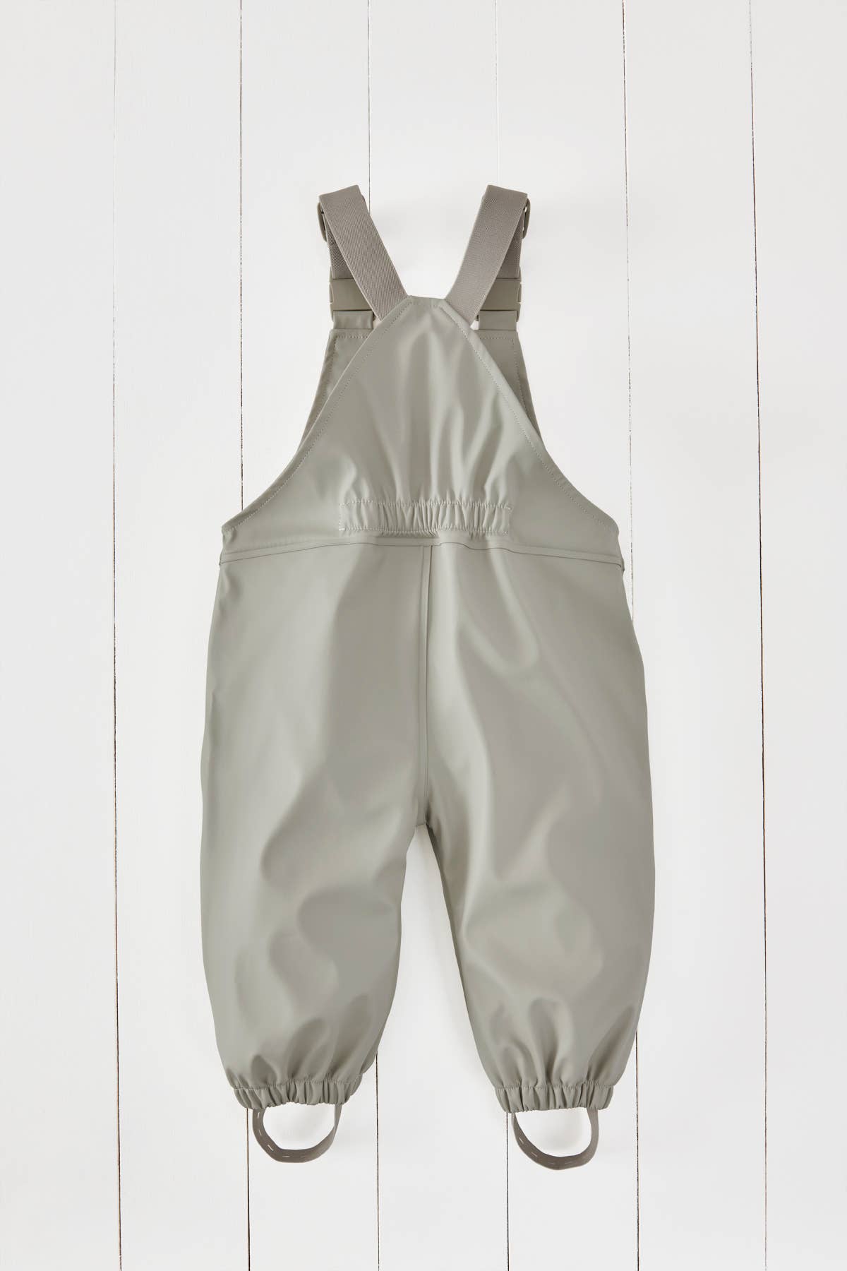 Geothermal Grey Kids Waterproof Rain Dungarees