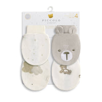 4PK Anti-Scratch Mittens - Piccolo Bambino