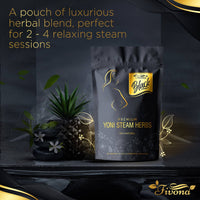 Fivona Black Premium Yoni Steam Herbs. 100% Natural and Organic V-Steam Herbs. Relaxing and Rejuvenating. (50g/ 1.76 oz)
